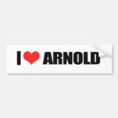 Arnold Schwarzenegger Bumpersticker (Voorkant)