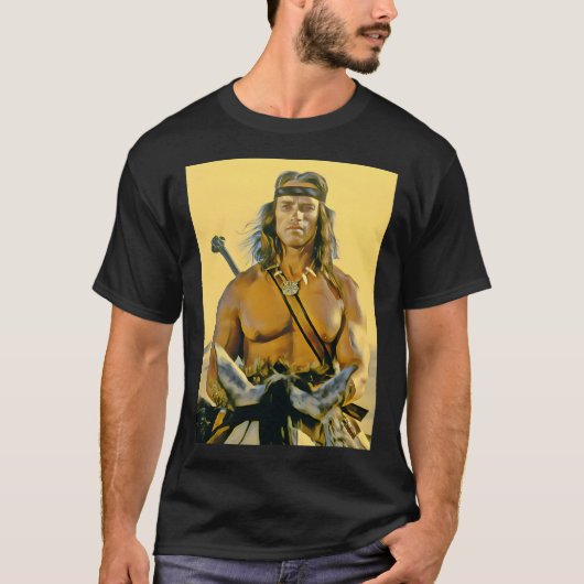 Arnold Schwarzenegger, Conan de Barbaar T-shirt (Voorkant)