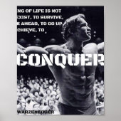 ARNOLD SCHWARZENEGGER - CONQUOTE POSTER (Voorkant)