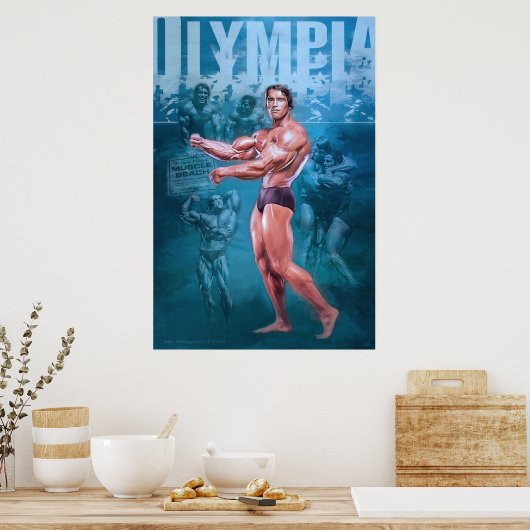 Arnold Schwarzenegger de heer Olympia Bodybuilding Poster (Keuken)