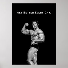 Arnold Schwarzenegger Motivatie Spreuk Poster