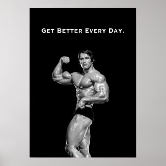 Arnold Schwarzenegger Motivatie Spreuk Poster