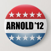 ARNOLD SCHWARZENEGGER RONDE BUTTON 4,0 CM (Voorkant)