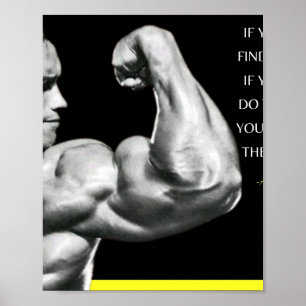 ARNOLD SCHWARZENEGGER - VIND HET TIJDQUOTE POSTER