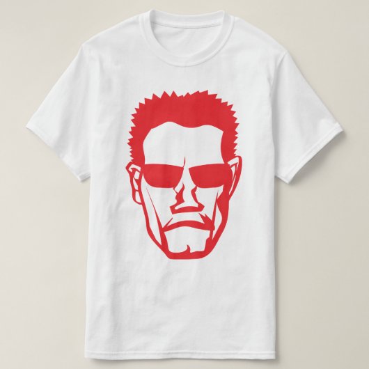 Arnold Standing Photo Sculpture T-Shirt (Design voorkant)