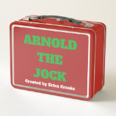 Arnold the Jock lunchdoos (Achterkant)