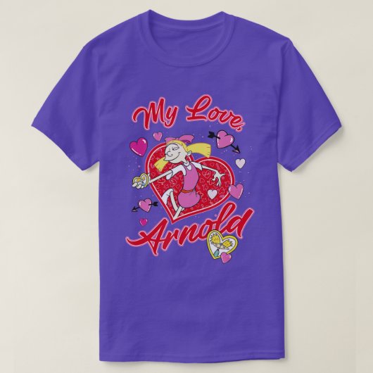 Arnold. Valentijnsdag Helga My Love Arnold T-shirt (Design voorkant)