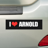 Arnold voor senator bumpersticker (Op auto)