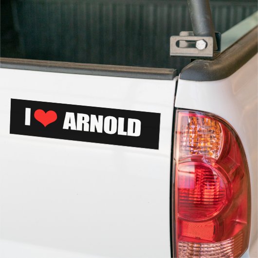 Arnold voor senator bumpersticker (Op Truck)