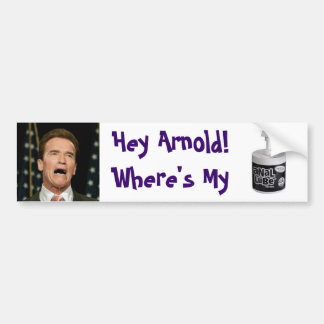 Arnold's Anale Lube Bumpersticker