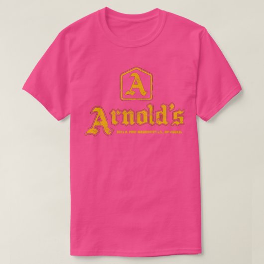 Arnolds rijden naar binnen t-shirt (Design voorkant)
