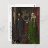 Arnolfini met Dachshund - Nationale galerij Briefkaart (Voorkant / Achterkant)