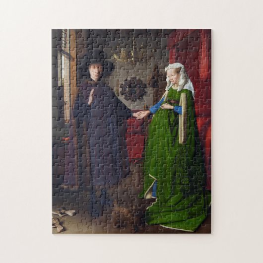 Arnolfini Portrait │ Jan van Eyck Legpuzzel (Verticaal)