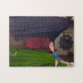 Arnolfini portretschilderij van Jan van Eyck Legpuzzel (Horizontaal)