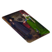 Arnolfini portretschilderij van Jan van Eyck Magneet (Rechterzijde)
