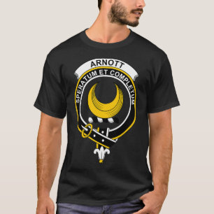 Arnott Crest Tartan Clan Schots plan T-shirt