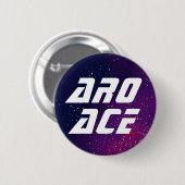 Aro Ace  Galaxy Identity Ronde Button 5,7 Cm (Voorkant /achterkant)