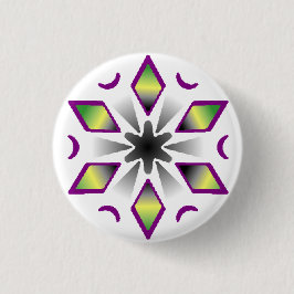 aro ace pride snewflake ronde button 3,2 cm