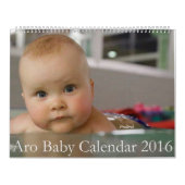 Aro Baby Agenda 2016 Kalender (Hoes)
