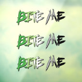 Aro Pride Bite Me Raamsticker (Vel 3)