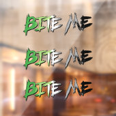 Aro Pride Bite Me Raamsticker (Vel 2)