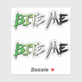 Aro Pride Bite Me Sticker