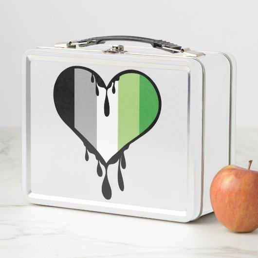 Aro Pride Dripping Heart (In situ)