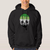 Aro Pride Dripping Skull Hoodie (Voorkant)