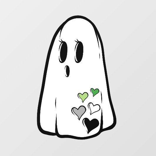 Aro Pride Geest Raamsticker (Vel)