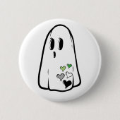 Aro Pride Ghost Ronde Button 5,7 Cm (Voorkant)