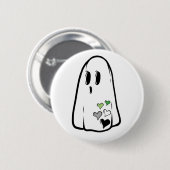 Aro Pride Ghost Ronde Button 5,7 Cm (Voorkant /achterkant)