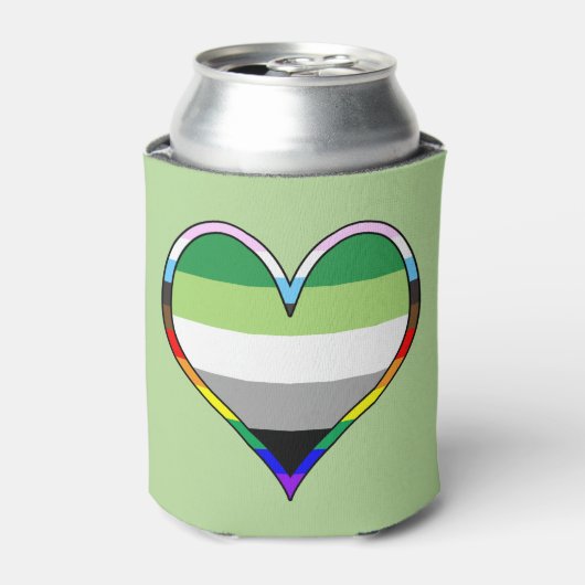 Aro Pride Heart Koelbox Blikjeskoeler (Blikje Voorkant)