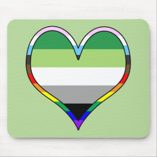 Aro Pride Heart Muismat