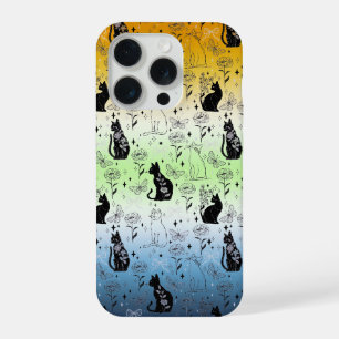 AroAce Agender Pride Black Cat - Mystieke Heks iPhone 15 Pro Case