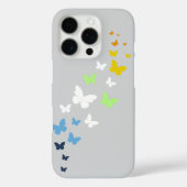 AroAce Agender Pride Butterfly Trail Case-Mate iPhone Case (Achterkant)