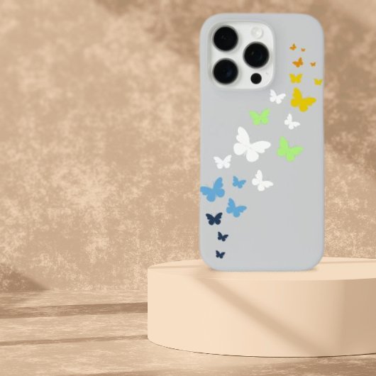 AroAce Agender Pride Butterfly Trail Case-Mate iPhone Case