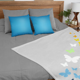 AroAce Agender Pride Butterfly Trail Sherpa Deken