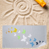 AroAce Agender Pride Butterfly Trail Strandlaken