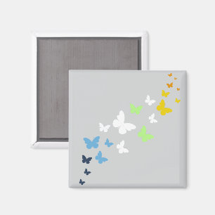 AroAce Agender Pride Vlinder Trail Magneet