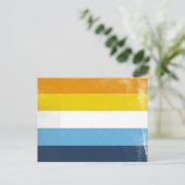 Aroace (Aromantisch-Aseksueel) Feestdagenkaart (Staand voorkant)