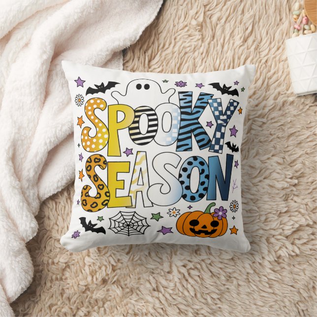 AroAce Engelse Halloween Griezelseizoen Kussen (Deken)