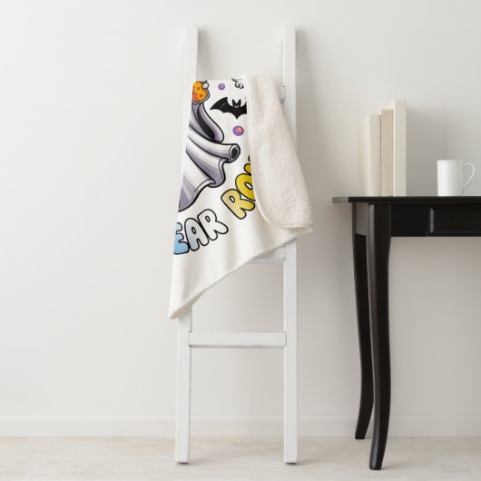 AroAce Funny Halloween - Ik spook mensen Sherpa Deken (In situ)