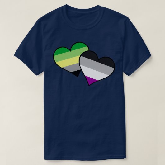 AroAce Hearts T-shirt (Design voorkant)