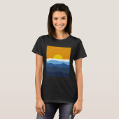 Aroace Horizon LGBT Aro Ace Pride Aromantic Asexua T-shirt (Voorkant volledig)