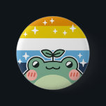 AroAce LGBT Pride Vlag Kikker Ronde Button 5,7 Cm<br><div class="desc">Vier liefde,  verscheidenheid en de magie van natuur met deze schattige LGBT kikker! 🌈🐸 Draag je trots met stijl door dit ontwerp te sporten op kleding of accessoires.</div>