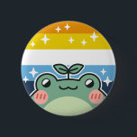 AroAce LGBT Pride Vlag Kikker Ronde Button 5,7 Cm<br><div class="desc">Vier liefde,  verscheidenheid en de magie van natuur met deze schattige LGBT kikker! 🌈🐸 Draag je trots met stijl door dit ontwerp te sporten op kleding of accessoires.</div>