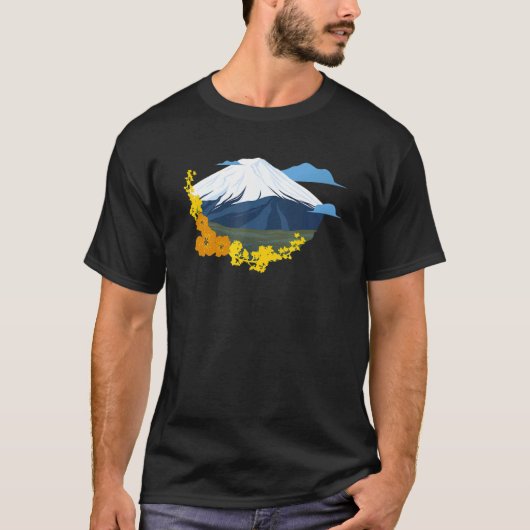 Aroace Mountain LGBT Aro Ace Pride Aromantic Asexu T-shirt (Voorkant)