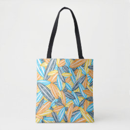 AroAce Pride Abstracte Zen bloemblaadjes Zonsonder Tote Bag