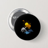 Aroace Pride Aro Ace LGBTQ Flag - Japans Aromant Ronde Button 5,7 Cm (Voorkant /achterkant)