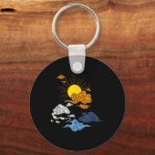 Aroace Pride Aro Ace LGBTQ Flag - Japans Aromant Sleutelhanger (Voorkant)